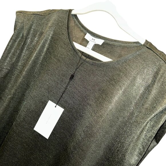 Halston NEW NWT Forest green dolman sleeve tunic top XL - Picture 4 of 6